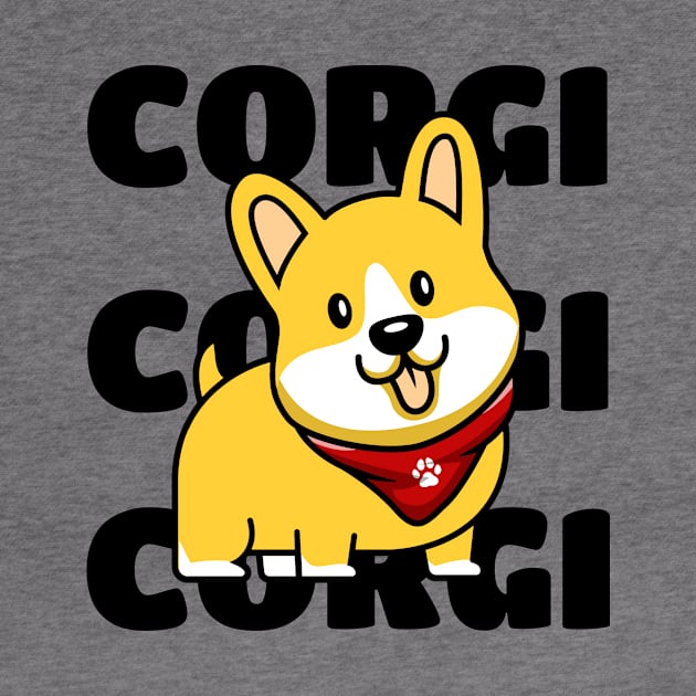 CORGI  Girl Cute Dog by SartorisArt1